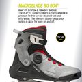 Role pentru bărbați Rollerblade Macroblade 90 Boa black/grey/red 10
