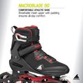 Role pentru bărbați Rollerblade Macroblade 90 black/red 7