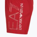 Șort de înot pentru bărbați EA7 Emporio Armani Swim Trunks With Oversized Logo equestrian red / silver 3
