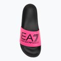 Papuci EA7 Emporio Armani Water Sports Visibility pink fluo / black 5