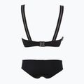 Costum de baie din două piese pentru femei EA7 Emporio Armani Logo Tape Bikini Top black 2