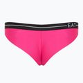 Costum de baie din două piese pentru femei EA7 Emporio Armani Logo Tape Bikini Triangle neon pink 7