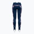 Pantaloni pentru femei Crazy Falls print leila blue 2