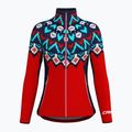 Bluză de trekking pentru femei Crazy Wonder Magic norway red wool