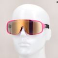 Ochelari de protecție pentru bicicletă POC Aspire pink/uranium black translucent/clarity road gold 6