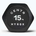 Ganteră Centr Urethane Dumbbell Centr x Hyrox 15 kg black 3