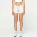 Pantaloni scurți pentru femei Kaotiko Crochet Ibiza crudo 3