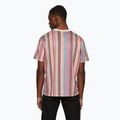 Tricou bărbați Kaotiko Luken Stripes brown 2