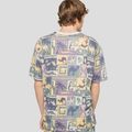Tricou pentru bărbați Kaotiko Kenia purple 2