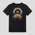 Tricou pentru bărbați Kaotiko Washed Sunset black 2