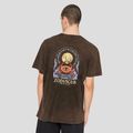 Tricou pentru bărbați Kaotiko Washed Zodiacus brown 2