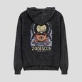 Bluză pentru bărbați Kaotiko Washed Zodiacus black 4
