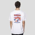 Tricou pentru bărbați Kaotiko M / C Washed Tropical Bar white 2