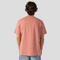 Tricou pentru bărbați Kaotiko Pocket Flower Society salmon 2