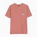 Tricou pentru bărbați Kaotiko Pocket Flower Society salmon 3