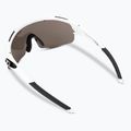 Ochelari de ciclism Tifosi Sledge Lite alb mat/frumos/roșu/roșu transparent 3