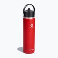 Sticlă termică Hydro Flask Wide Flex Straw 710 ml roșu W24BFS612 2