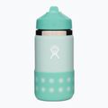 Hydro Flask Capac cu pahar cu gură largă și capac și cizmă 355ml sticlă termică Dew W12BSWBB441