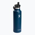 Sticlă termică Hydro Flask Standard Flex Straw 620 ml albastru marin S21FS464 2