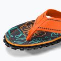 Papuci Gumbies Islander orange hibiscus 7