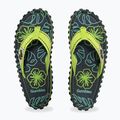 Șlapi Gumbies Islander lime hibiscus 4