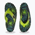 Papuci Gumbies Islander lime hibiscus 4