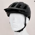 Cască de bicicletă POC Axion uranium black/opal blue metallic/matt 13