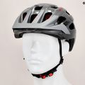 Cască de bicicletă Alpina Anzana darksilver/black/red gloss 10