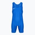 Costum pentru bărbați Nike Grappler Elite Singlet royal/white