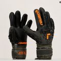 Reusch Attrakt Freegel Silver Finger Support Mănuși de portar Junior negru-verde 5372030-5555 14