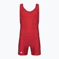 Combinezon pentru bărbați adidas 3 Stripe Singlet red/white