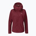 Jachetă cu membrană Rab Downpour Eco burgundy pentru femei QWG-83-HD-08 3