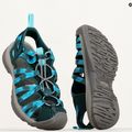 Sandale de trekking pentru femei Keen Whisper Sea Moss albastre 1027362 18