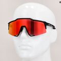 Ochelari de protecție pentru ciclism 100% Speedcratf Soft tact negru/roșu ultra-rosu oglindă multistrat 60007-00008 12