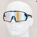 UVEX Sportstyle 231 2.0 V ochelari de ciclism negru mat/albastru cu oglindă 53/3/028/2204 12