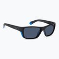 Ochelari de soare pentru bărbați Polaroid PLD 7046/S black azure/blue polarized