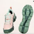 Cizme de trekking pentru femei On Cloudwander Waterproof roz-verde 7398278 11