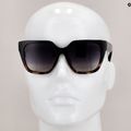 Ochelari de soare pentru femei GOG Hazel fashion negru / maro demi / gradient smoke E808-1P 10