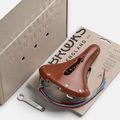 Șa de bicicletă Brooks England B17 Carved Short honey 8
