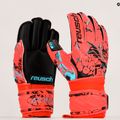 Mănuși de portar pentru copii Reusch Attrakt Silver Roll Finger Junior pentru copii, roșu 5372217-3333 9