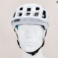 Cască de bicicletă POC Tectal Race SPIN hydrogen white/uranium black 10