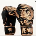 Venum Dragon's Flight mănuși de box negru și auriu 03169-137 9