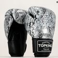 Top King Muay Thai Muay Thai Muay Thai Super Star Snake mănuși de box negru TKBGSS-02A-BK-SV-10 7
