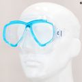 Mască de scufundări Cressi Perla incolor-albastră DN207963 8
