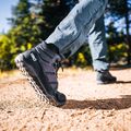 Încălțăminte barefoot pentru femei Xero Shoes Scrambler Trail Mid Asphalt/Black 8