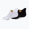 Șosete Vibram Fivefingers Athletic No-Show 2 perechi negru/alb S15N12PS 2