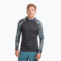 Bărbați Dakine Hd Snug Fit Snug Fit Rashguard Swim Shirt Hoodie negru/gri DKA363M0004