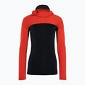 Cămașă de înot pentru femei Dakine Hd Snug Fit Rashguard Hoodie negru și roșu DKA333W0002 5