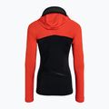 Cămașă de înot pentru femei Dakine Hd Snug Fit Rashguard Hoodie negru și roșu DKA333W0002 6