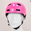 Cască de bicicletă pentru copii POC POCito Crane MIPS fluorescent pink 9